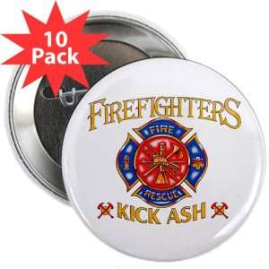   Button (10 Pack) Firefighters Kick Ash   Fire Fighter 