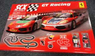   Compact GT Racing Ferrari 1/43 scale Slot car track NIB 31660  