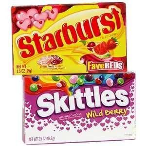 SKITTLES CANDY WILD BERRY THEATER BOX 3.5 oz:  Grocery 