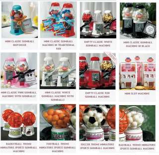 Mini Edible Wedding Reception Party Guest Gift Favor Gumball Machines 