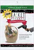 Product Image. Title: Basket Accents Shrink Wrap Bags Large 30X30 2 