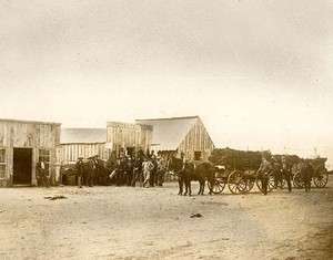   CITY KANSAS WILD WEST TOWN LAWLESS COWBOYS OUTLAWS GUNFIGHTERS PHOTO