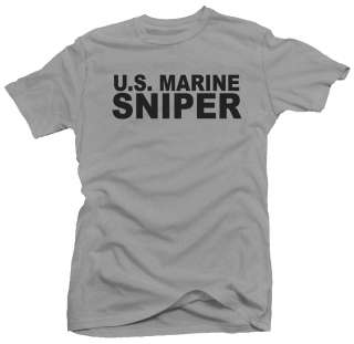 US Marine Sniper USMC Corps New Military T shirt  