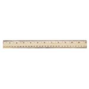  School Ruler Wood 12 In Single Toys & Games