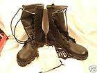 New Combat Military Police Black Leather Boots 3R GOTH