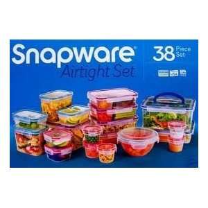  BPA Free Snapware 38 Piece Airtight Plastic Storage 