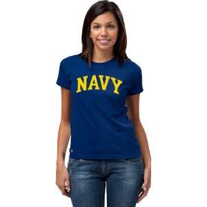  Navy Midshipmen Womens Perennial T Shirt Sports 