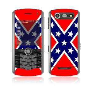 BlackBerry Pearl 8110 8120 8130 Decal Vinyl Skin   Rebellion Flag