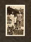   1930s Photo HAPPY BOY RIDES TRICYCLE Johnson Family Background