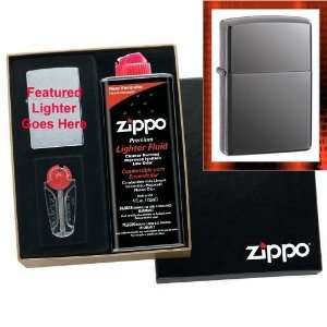  Black Ice Zippo Lighter Gift Set