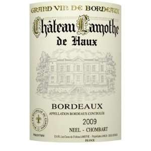  2009 Lamothe Bordeaux Blanc Sec 750ml 750 ml: Grocery 