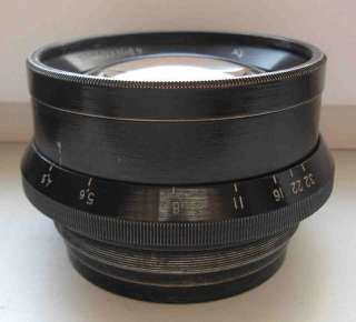 Russian BRASS lens INDUSTAR 13 4,5/30 wooden camera FKD  