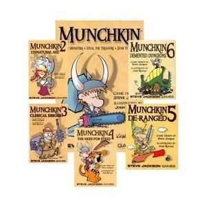  Munchkin 1 thru 7 Bundle Toys & Games