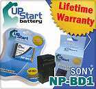 Battery+Charge​r for SONY CyberShot Camera NP BD1 NP FD1 BC CSD DSC 