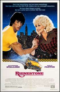 Rhinestone 1984 Original U.S. One Sheet Movie Poster  
