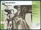 Ma Barker Head of Notorious Crime Family Grolier Story of America Card 