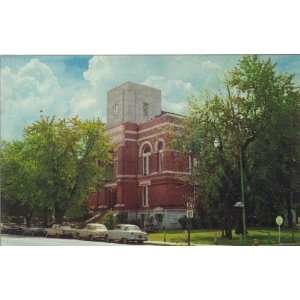  Greene County Courthouse Indiana Post Card 50s 