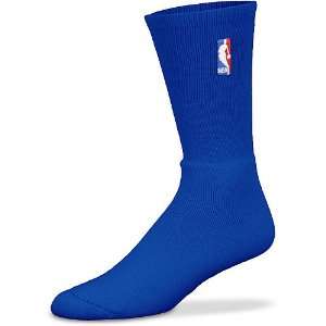 Official NBA Logoman Royal Blue Crew Socks Size Large 8 13  
