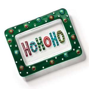  Ho Ho Ho Glass Fusion Platter by Lori Siebert Kitchen 