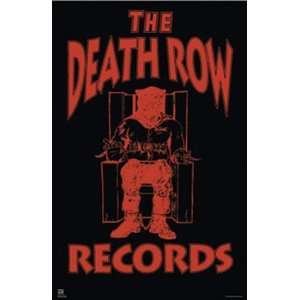  THE DEATH ROW RECORDS LOGO POSTER 22.5 x 34 8058