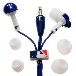   MLF10114TX MLB Batting Helmet Earbuds Texas Rangers Style Electronics