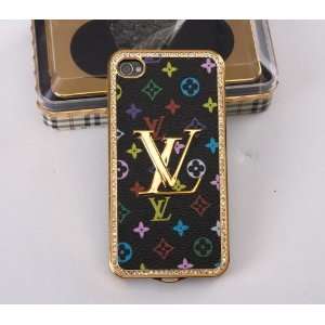  Limited Edition Black with Mc Lv Print on Front with Gold 