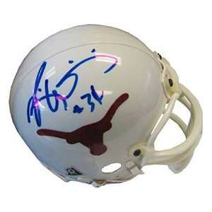   Signed University of Texas Longhorns Mini Helmet