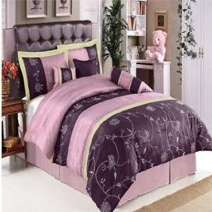  Grand Park Purple 11 Piece Bed in a Bag