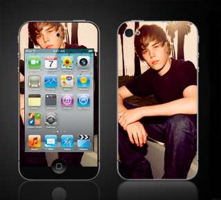 iPod Touch 4th Gen Justin Bieber My World Skin Never #7  