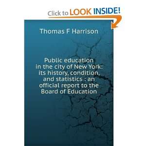  Public education in the city of New York its history 