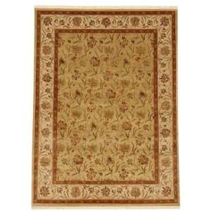   Green/Dark Ivory Returnable Sample Swatch Area Rug