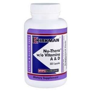  Nu Thera w/o Vitamins A & D 300 Caps by Kirkman: Health 