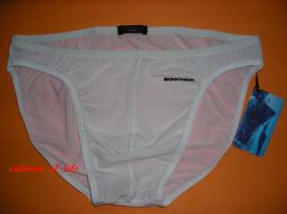 men brief (** Translucent slip ** ) S 28 30 white  