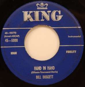 BILL DOGGETT 45 KING 5000 VG+ 56 R&B SLOW WALK / HAND  