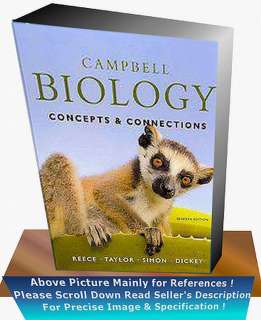 Campbell Biology Concepts Connections 7e Pb Ed w/o kit 9780321696489 