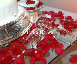 Multi colors& quantities rose petals wedding decoration  