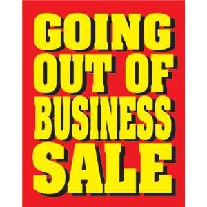  Going out of Business Sale   Standard Poster   22x28 