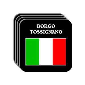  Italy   BORGO TOSSIGNANO Set of 4 Mini Mousepad Coasters 