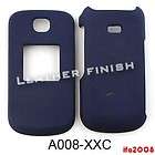 Samsung T139 Navy Blue Rubberized Faceplate Case  