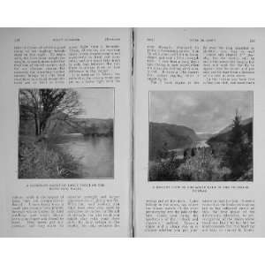   1913 Norway Fishing Trout Rauma Borte Lake Wales Tivy