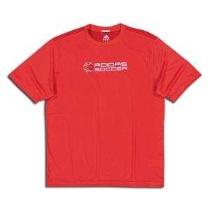  adidas TeamGeist Soccer T Shirt (Red)
