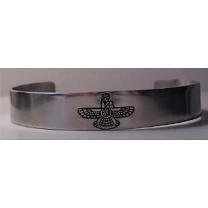  Zoroastrian Faravahar Adjustable Bracelet Band # 1472 