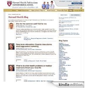  Harvard Health Blog Kindle Store Harvard Health 