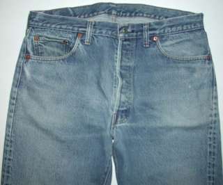 Vintage 80s Blackflag LEVIS 501 Jeans 35x30¼ Made In USA  