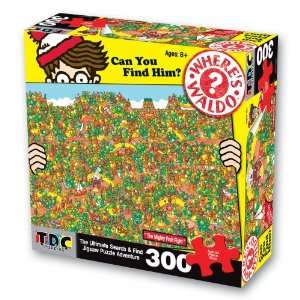    WhereS Waldo 300Pc Puzzle   Great Fruit Fight: Toys & Games