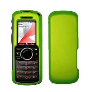  Motorola i296 Neon Green Silicone Skin Case: Cell Phones 