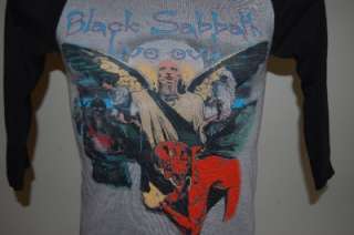 Black Sabbath Live Evil T shirt 1982 World Tour Concert  