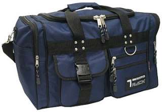 navy black duffel bag multi pocket small 19 x 12 x 10 5 2400 cu in 