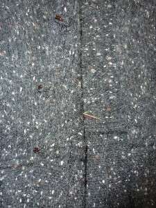   Charcoal Gray Nubby Textured ANGORA Bld Sweater Coat Jacket S  