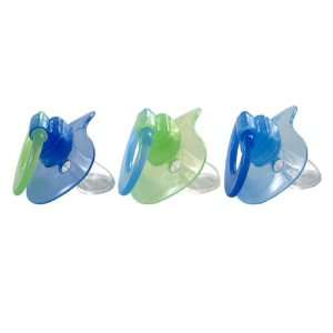  BPA Free Orthodontic Pacifier 3pk (Silicone), Blue Baby